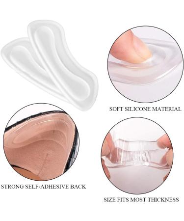 16Pcs Clear Heel Grips Set - Prevent Slipping & Rubbing - Gel Shoe Liners & Protectors - Buy Online on GoSupps.com