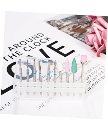 Beaupretty Set Nail Drill Bits for Acrylic Nails Nail Drill Kit Ceramic Nail Drill Bit Manicure Drill Bits Diamond Nail Drill Bit Diamond Cuticle Nail Bits Tungsten Steel Grinding Head medium Picture 1 - Buy Online on GoSupps.com