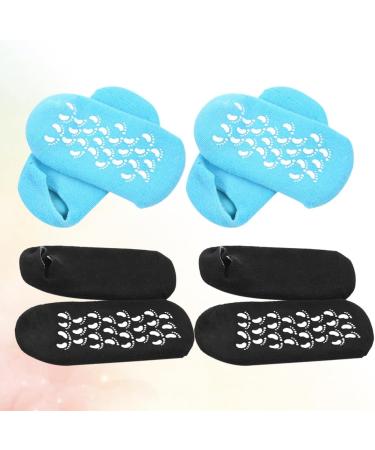 Beavorty 2 Pairs Womens Socks & Hosiery feet moisturizing Socks for Women Moisturizing Spa Socks Beauty Socks Calluses Socks Features Socks for Women Socks for Woman Heel Miss Torn Socks - Buy Online on GoSupps.com