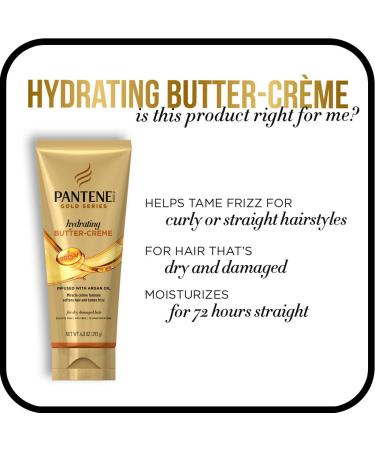 Buy Pantene ProV Gold Series Hydrating Butter Cream 6.8 oz - Nourishing Hair Moisturizer for All Hair Types - International Shipping Available - Buy Online on GoSupps.com