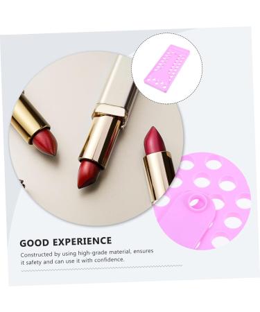 Buy 1 Set Lipstick Filling Mold - DIY Lipgloss Lip Tint Lip Balm Kits with 5 Purple Plastic Trays for Makeup | International Shipping Available - Buy Online on GoSupps.com