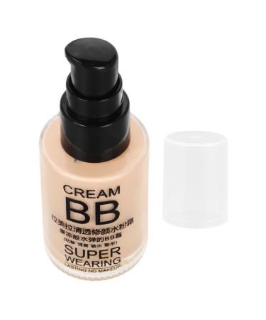 SKISUNO BB Cream Color-Changing Liquid Foundation Makeup Base Concealer Cover Moisturizing Fluid for Women Girls All Skin Tones Beige