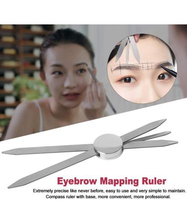 Buy Pohove Eyebrows Template Ruler - Precision Microblading & Eyebrow Mapping Tool | Stainless Steel Fibonacci Caliper for Perfect Eyebrow Balance - Buy Online on GoSupps.com