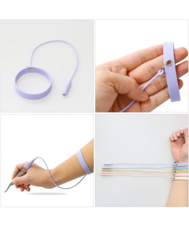 FRCOLOR Silicone Bracelet lash Bracelet Holders Bracelet tweezer Holder Useful lash tweezer Wristband tweezer Delighter Purple Protective Belt Eyelash Silica Bracelet - Buy Online on GoSupps.com