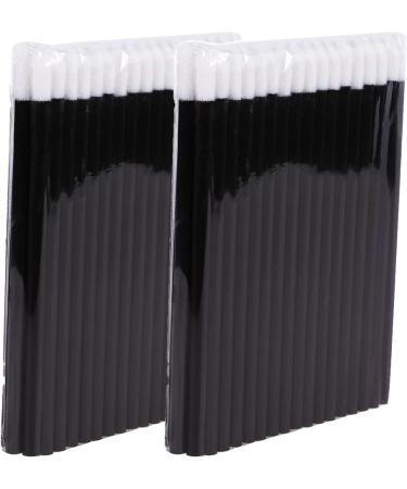Lint-Free Black Microfiber Cleaning Sticks for Eyelash Extensions - 300 Pieces - Buy Online on GoSupps.com