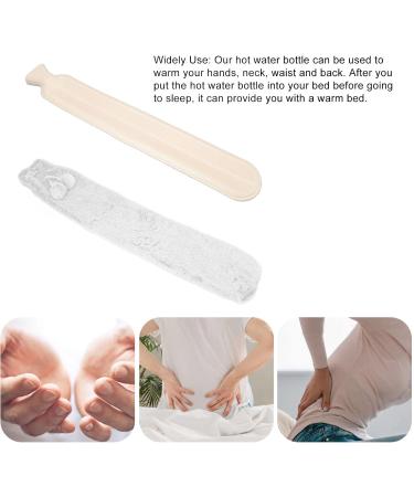 Chiciri Hand-Warmer Water Bag - Leak-Proof Plush Hot Water Bottle for Office Use (Black & White) - Explosion-Protected - Buy Online on GoSupps.com