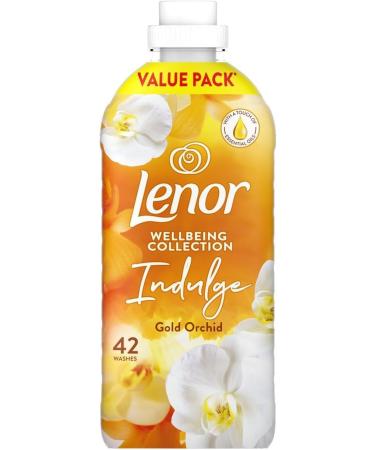 Lenor Fabric Conditioner 42 Washes 1.386L Wellbeing Collection 2 Scents Pack: Gold Orchid & Jasmine & Red Berries + for You: Organza Small Bag - Buy Online on GoSupps.com