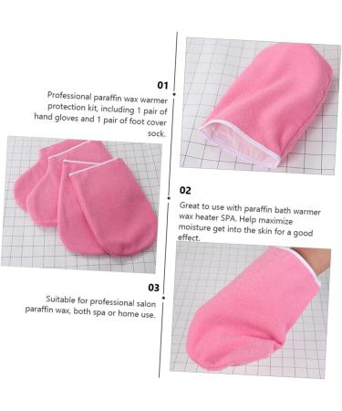 FOMIYES 6 Sets Leather Horn Boots Fingernail Beauty Tool Pedicure Tools for Feet Paraffin Gloves Manicure Kit Paraffin Wax Hand Gloves Manicure Gloves Polyester Lining Bath Mat Spa Women's - Buy Online on GoSupps.com