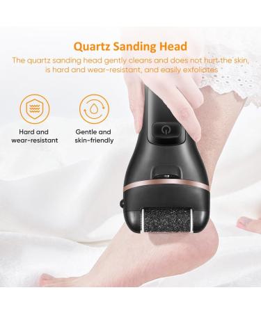 Premium Electric Foot Callus Remover Kit - 18 Pieces for Smooth Feet | Electric Pedicure Dead Skin & Callous Remover Tool (Black - Buy Online on GoSupps.com