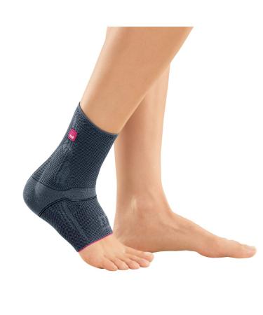 Medi Levamed - ankle bandage unisex silver joint bandage to stabilize the ankle on both sides portable size 4 (1 -pack) silver size 4 (1 Pack)