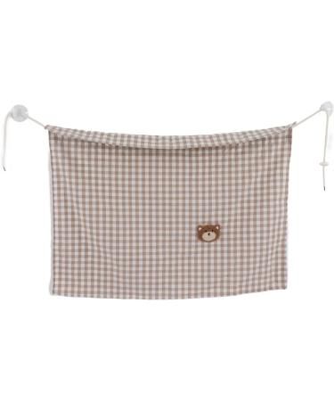 Car Sun Shade Curtain Cartoon Car Curtain Cotton Foldable Indoor (Plaid Coffee Bear Style) Plaid coffee bear style Plaid coffee bear style - Buy Online on GoSupps.com