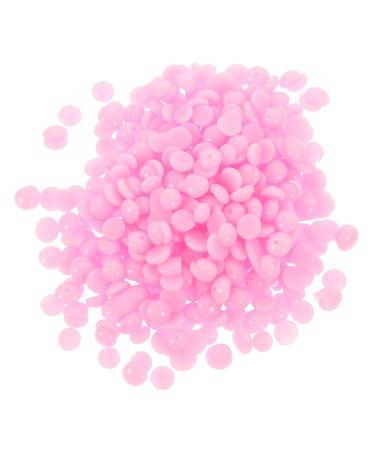 Minkissy 3 packs of wax beans for hair removal hard wax for hair removal hard waxing hardwax bean hard wax hair removal with wax dedicated to beeswax facial wax 1 piece (1 pack) pink