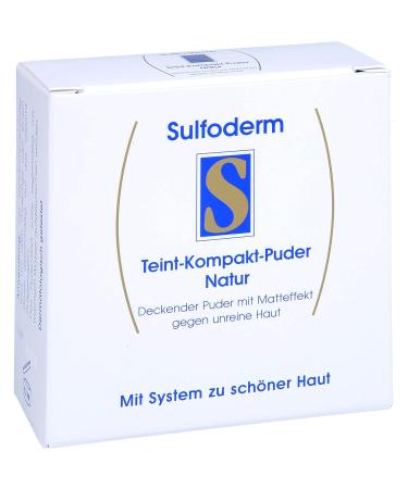 Sulfoderm S Teint-Kompakt-Puder 10g - High-Quality Compact Powder for Flawless Skin - Buy Online on GoSupps.com