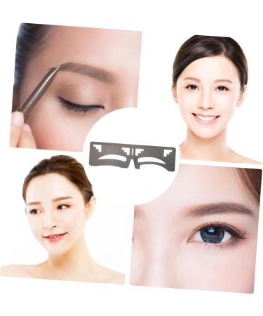 Hemoton 2pcs Eyebrow Ruler Brow Shaping Template Brow Shaping Ruler Brow Shaping Stencil Brow Template Brow Guide Ruler Eyebrow Stencil Eyebrow Makeup Tools Brow Makeup Supplies 20x4.8cm As Shown - Buy Online on GoSupps.com