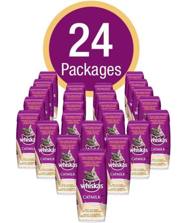 WHISKAS Catmilk Kitten & Cat Treats 200ml (24 Pack) - Buy Online on GoSupps.com
