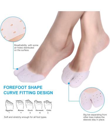 Haofy Silicone Gel Toe Caps - Soft Toe Protection for Ballet & High Heel Shoes | Unisex Comfort - Buy Online on GoSupps.com