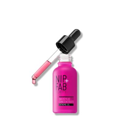 Nip + Fab Salicylic Acid Concentrate Extreme 2% | Salicylic Acid Serum | Niacinamide | BHA Acid | Vitamin B3 | Smoothing | Pore Minimizing | 30 ml