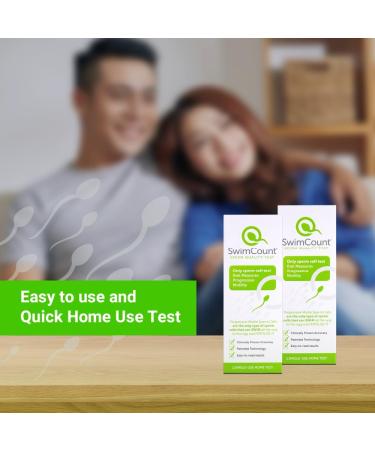 Sperm Quality Test for Men - Accurate Home Male Fertility Kit | Check Sperm Health & Motility - Discrete Testing - Buy Online on GoSupps.com