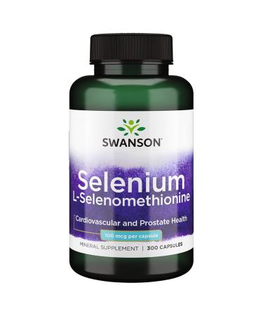Swanson Selenium (L-Selenomethionine) 100 mcg 300 Capsules