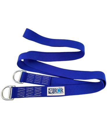 Rock-N-Rescue Nylon Web Anchor Strap with D Rings - for Rescue, Water Rescue, and Work at Height 60"