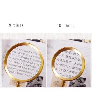 Professional Magnifiers 8 Times 10 Times Hd Old Man Reads Maintenance Magnifying Mirror for Reading Crafts Repair Magnifier 10 Times/8 Times Full of Stars - Buy Online on GoSupps.com