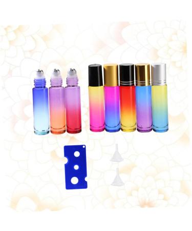 FRCOLOR 16 Pcs 10ml Amber Roller Bottles - Refillable Essential Oil & Clear Colored Bottles for International Shipping - Buy Online on GoSupps.com