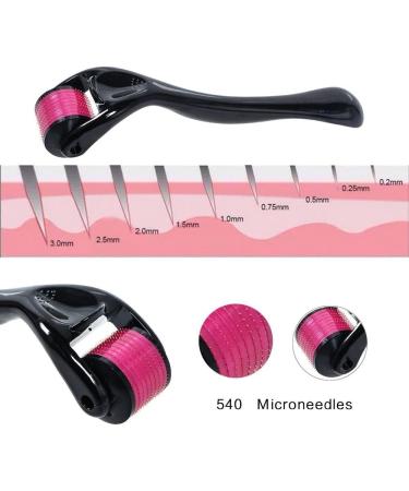TEEROVA 540 Micro 0.25mm Needles Titanium Derma Roller Needle Skin Care Face Acne Scars - Buy Online on GoSupps.com