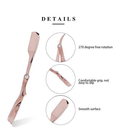 Men's Rose Gold Rasier Knife with Blade Holder | Professional Hairdresser Tool | Premium Quality Grooming for Men | Time-Saving & Versatile - Buy Online on GoSupps.com