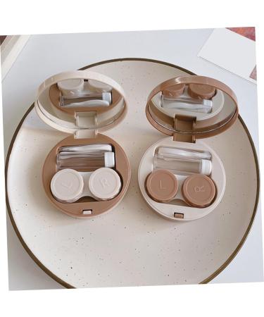 Clispeed Colored Contact Lens Holder - Portable Soakable Storage Case for Travel | Ideal Contact Lens Container Set - Buy Online on GoSupps.com