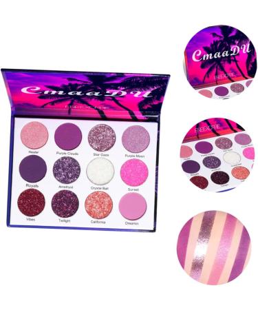 NOLITOY 3 Boxes Eyeshadow Palette Eye Shadow Makeup Metal Tray Cosmetic Accessory Miss Supplies Flash 1 count (Pack of 1) Colorfulx3pcs - Buy Online on GoSupps.com