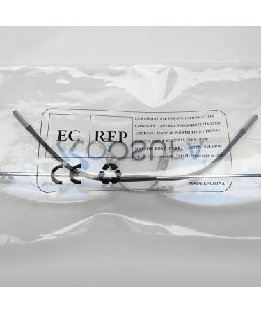 Koosufa Titan Borderless Reading Glasses | Blue Light Filter | Ultra-Light Frameless | Anti-Fatigue | Strengths 0.0 to 4.0 | Unisex Workplace Glasses - Buy Online on GoSupps.com