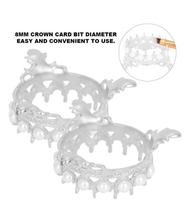 Buy Crown Typed Pen Carrier | Silver Nail Art Brush Storage Holder for Home Use | Perfect Manicure Container - Buy Online on GoSupps.com