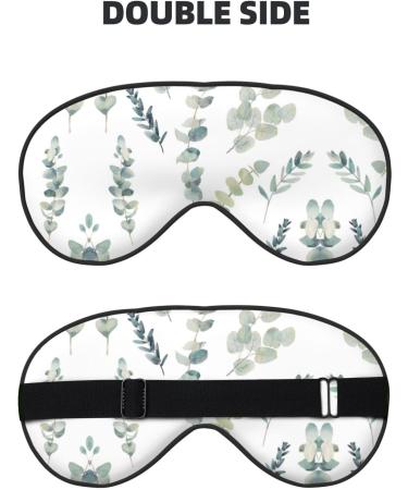 Soft Eucalyptus Leaves Sleep Eye Mask - Breathable Travel Eye Patch for Relaxation | Shop Now - Buy Online on GoSupps.com