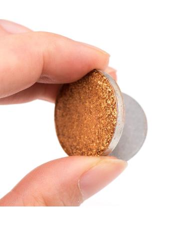 Allwon 100Pcs Metal Stickers for Magnetic Palette + Depotting Spatula - Round and Square Shapes | Empty Eyeshadow Makeup Palette Accessories - Buy Online on GoSupps.com