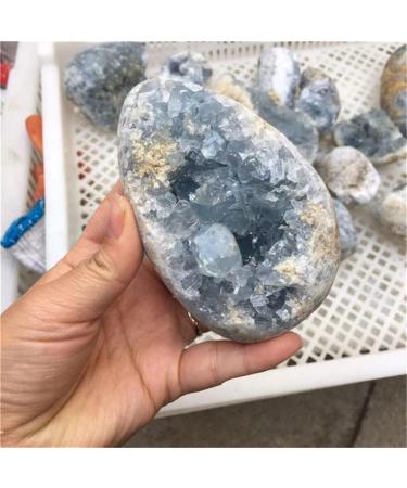 Room Decoration Home Natural Celestite Crystal Raw Cluster Sky Blue Rough Specimen (Size : 300-400g) - Buy Online on GoSupps.com