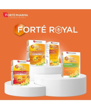 Fort Pharma - Fort Royal Soothing Throat Syrup - Dry and Oily Cough Syrup - Adults and Children from 3 years - Delicious Caramel Taste | Sore Throat - Propolis Honey | Drinking Syrup 120ml - Buy Online on GoSupps.com