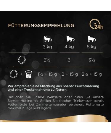 Shop Sheba Sauce Sp ciale Katznass Wet Cat Food - 22 Bowls of Turkey & Vegetables Fricassee - Premium Adult Cat Nutrition - International Shipping Available - Buy Online on GoSupps.com