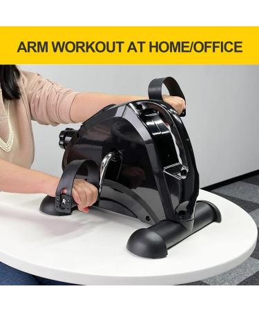 BOOKCYCLE Mini Exercise Bike Pedal Exerciser with LCD Monitor - Black - Buy Online on GoSupps.com