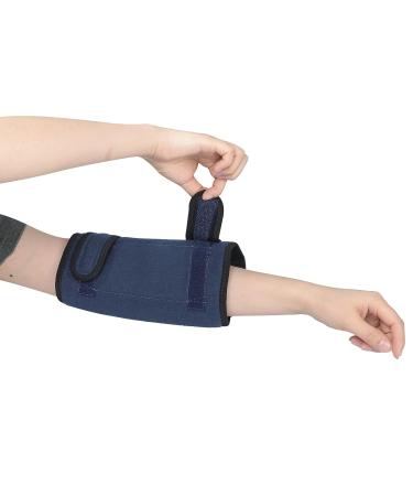 Adjustable Elbow Splint for Cubital Tunnel Brace - Night Sleep Support for Men and Women - Arm Immobilizer Stabilizer for Tennis Elbow, Arthritis, Pain Relief - Blue - Buy Online on GoSupps.com