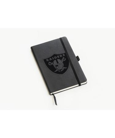 Rico Industries NFL Las Vegas Raiders Black Laser Engraved Small Notepad Jounral/Notepad 8.25" x 5.25"- Office Accessory - Buy Online on GoSupps.com
