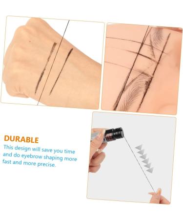 Hemoton Eyebrow Ink Black Line Eyebrow Microblading Ruler Positioning Eyebrow Ruler Eyebrow Trimming - Buy Online on GoSupps.com
