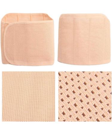 Erioctry Postnatal Belly Wrap - Elastic Abdominal Binder for Women | Adjustable Breathable Slim Shaper & Back Support Corset - Staylace Beige - Buy Online on GoSupps.com