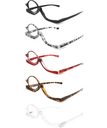 5 Pack Blue Light Blocking Makeup Reading Glasses | Women s Cosmetic Readers | Magnifying Flip Down | Stylish & Functional 1.0x - Buy Online on GoSupps.com