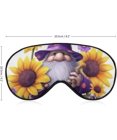 Butterfly Gnome Sleep Eye Mask & Blindfold - Elastic Strap for Women Men - Ideal for Sleep, Travel, Nap - Buy Online on GoSupps.com