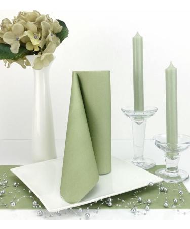 Buy 50 APARTina Fabric-Like Airlaid Napkins - Phalaris Natural Green 40x40 cm | Premium Eco-friendly Tableware for Elegant Dining - Buy Online on GoSupps.com