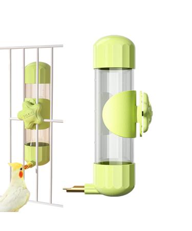 Quotent bird cage water dispenser water bottle for birds-200 ml of water dispensers for birds automatic parrot water dispenser with pilot's deaf shaft deaf
