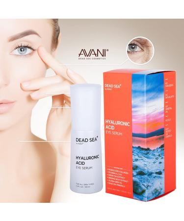 AVANI Dead Sea+ Hyaluronic Acid Eye Serum | Reduce Wrinkles | Natural Ingredients | 1.3 fl. oz - Buy Online on GoSupps.com