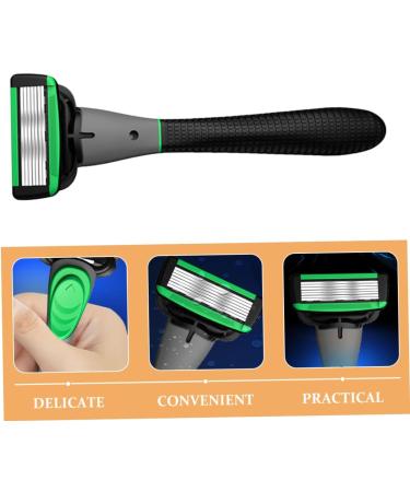 Premium Men's Razor Set - Stainless Steel Shaving Knife Brush Holder & Sharpener - International Shipping Available - Buy Online on GoSupps.com