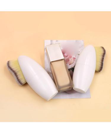 Foundation Brush 2 Pieces Soft Bristles Comfortable Handle Professional Face Makeup Brush for BB Cream Powder Cosmetic Tool - Buy Online on GoSupps.com