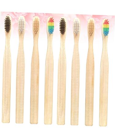 FRCOLOR 40 Pcs Wooden Toothbrushes - Eco-Friendly Bristle Toothbrushes for Adults - International Shipping Available - Buy Online on GoSupps.com